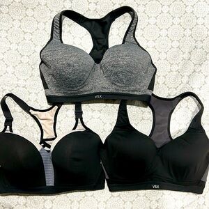 3 Victoria’s Secret Racerback Sports Bras - 36D